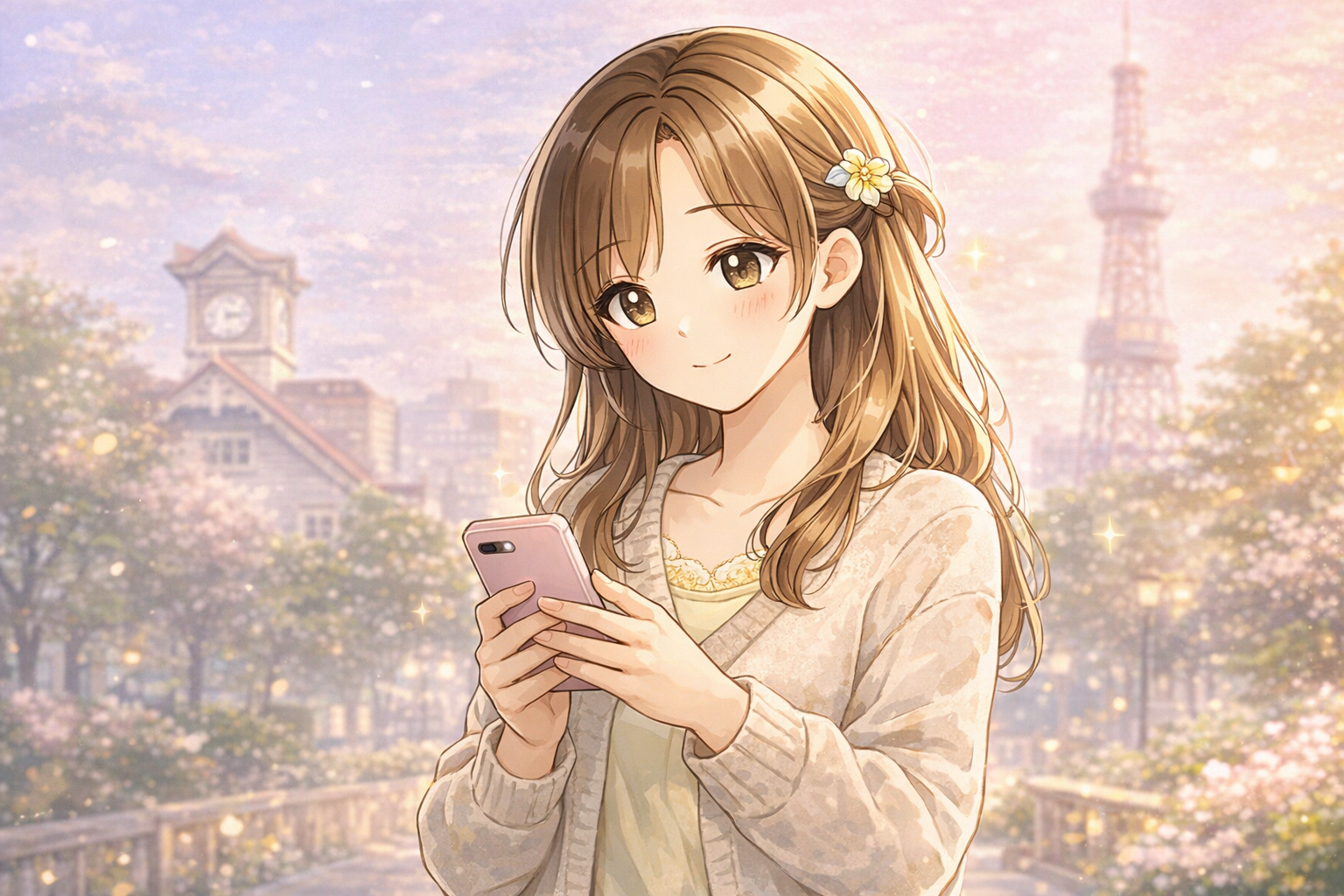 札幌でチャットレディの身バレ対策について不安を解消するイメージイラスト